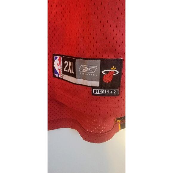Dwyane Wade Reebok Miami Heat Jersey Red Size 2XL - Picture 5 of 6